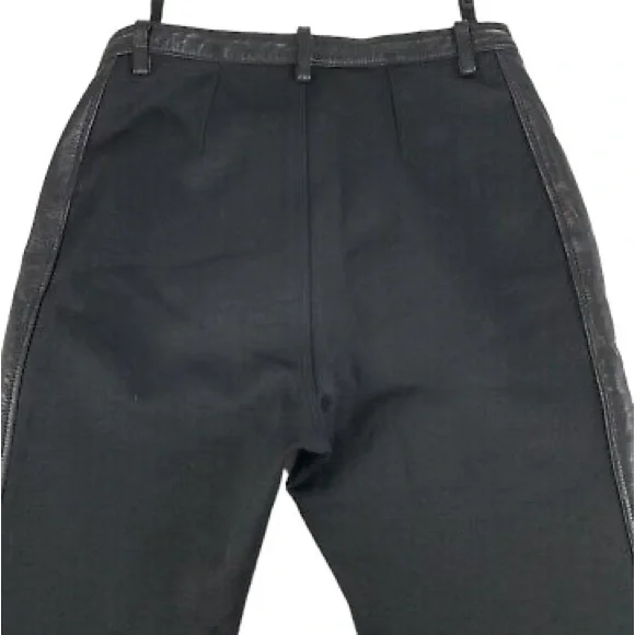 Harley-Davidson Black Leather at Front Pants‎